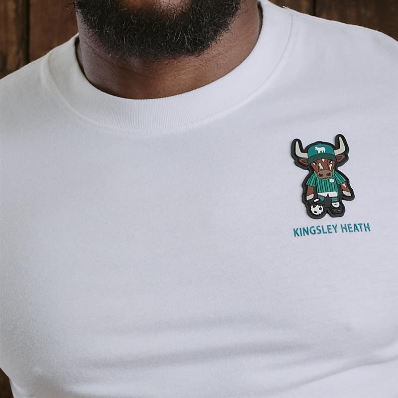 Kingsley Nguni Collectable Football Crew Tee - Pelican