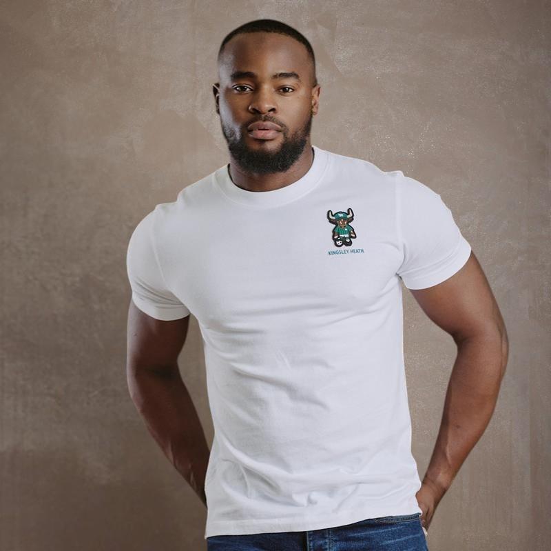 Kingsley Nguni Collectable Football Crew Tee - Pelican
