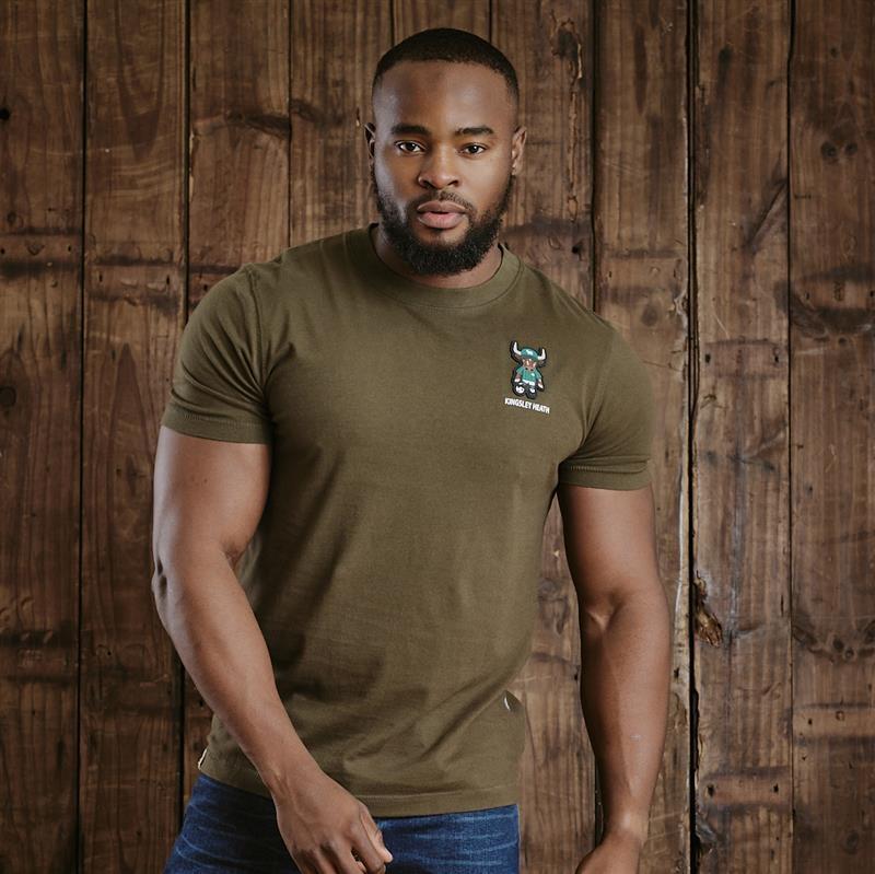 Kingsley Nguni Collectable Football Crew Tee - Fatigue