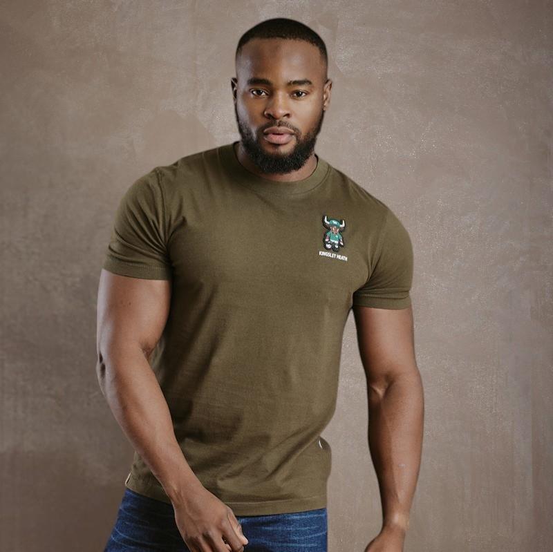 Kingsley Nguni Collectable Football Crew Tee - Fatigue