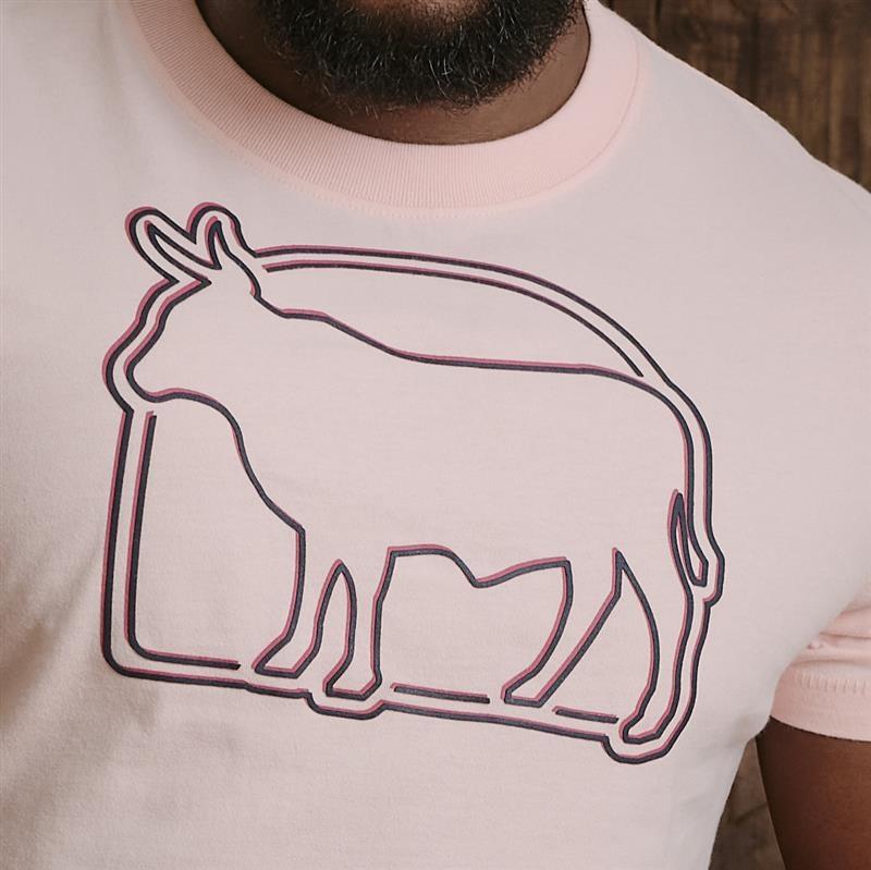 Kingsley Nguni Pop Out Crew Tee - Trout