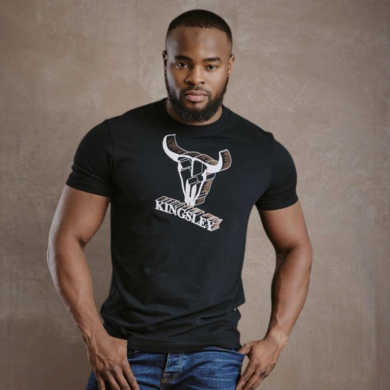 Kingsley 3D Bold Skull Crew Tee - Mamba
