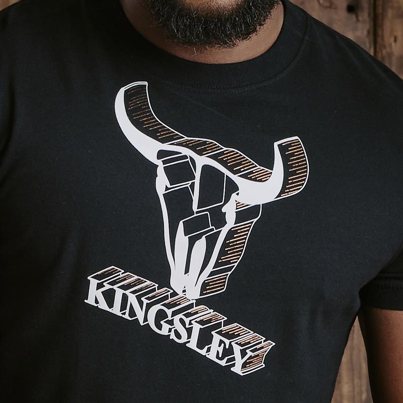 Kingsley 3D Bold Skull Crew Tee - Mamba