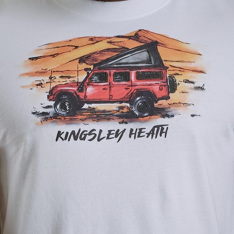 Kingsley Landcruiser Overland Adventure Crew Tee  - Pelican