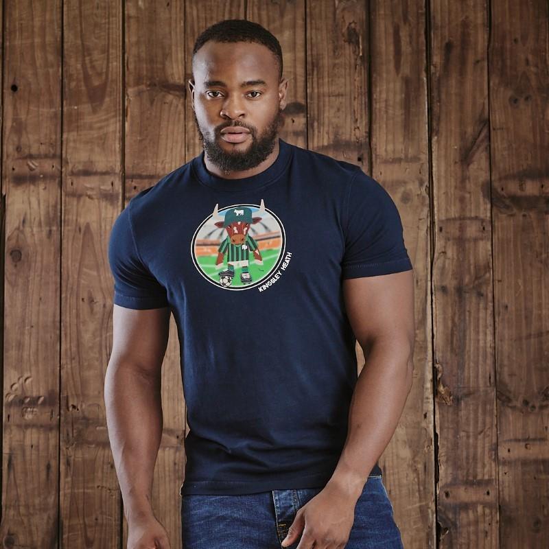 Kingsley Nguni Collectable Footballer Crew Tee - Midnight