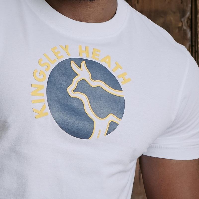 Kingsley Spotlight Light Nguni Tee Crew Tee - Pelican