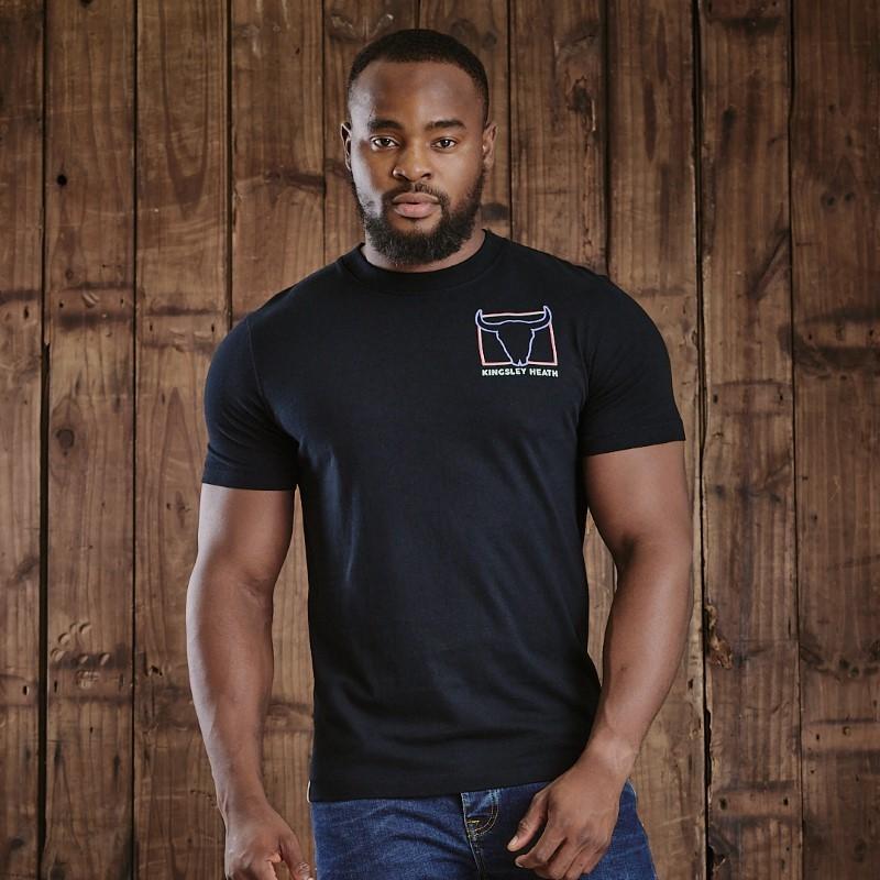 Boxed Skull Crew Tee - Mamba