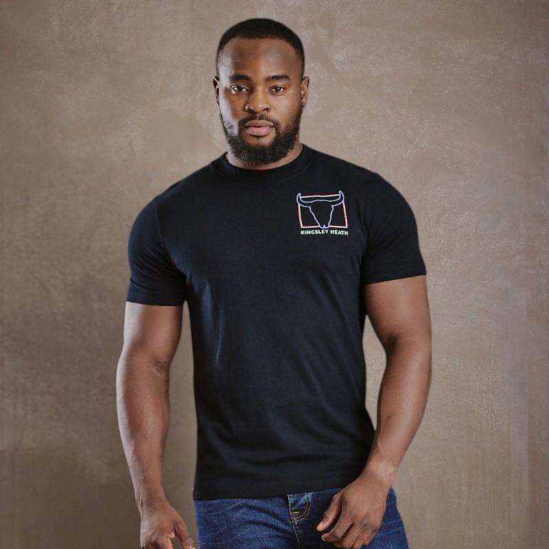 Boxed Skull Crew Tee - Mamba