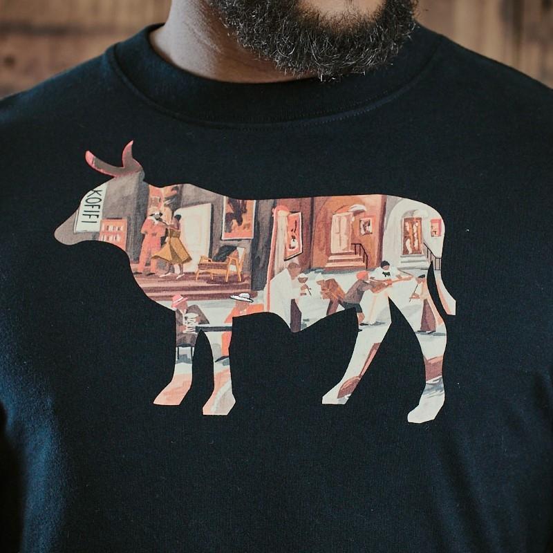 Sophiatown Nguni Infill Crew Tee - Mamba