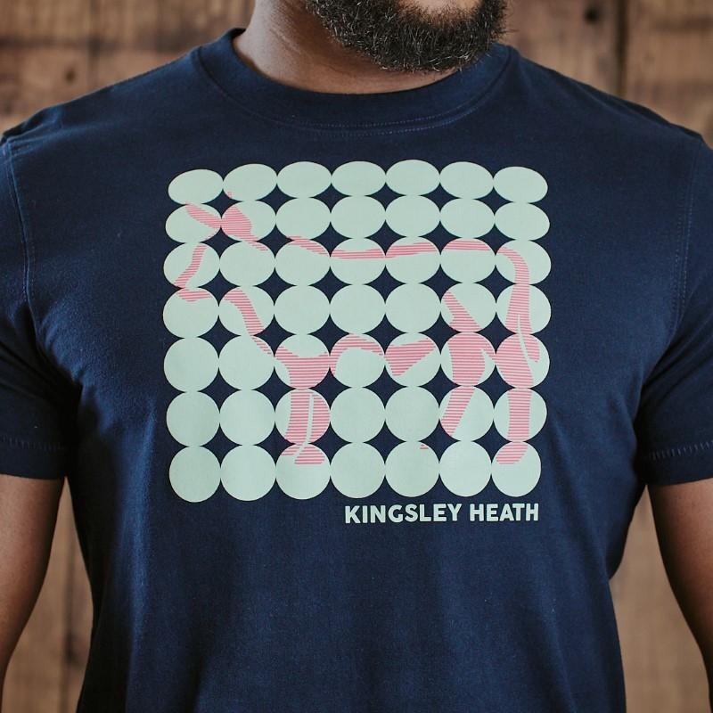Pebble Nguni Crew Tee - Midnight