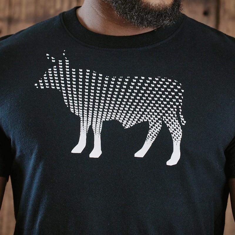 Micro Fill Nguni Crew Tee - Mamba