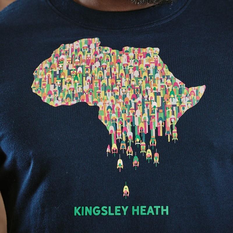 Long Way Down African Crew Neck - Midnight