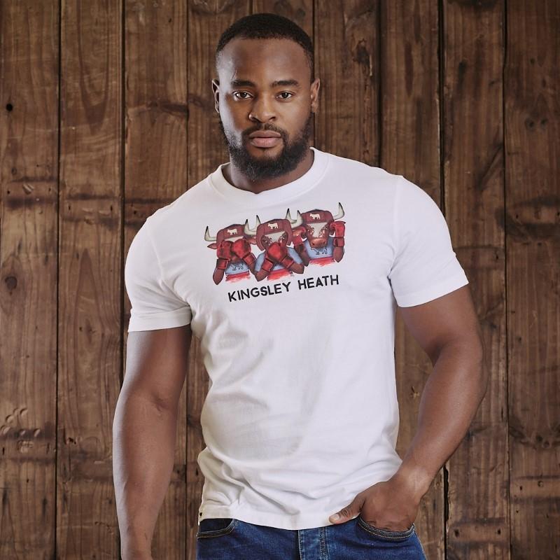 Bob and Weave Crew Tee - Pelican