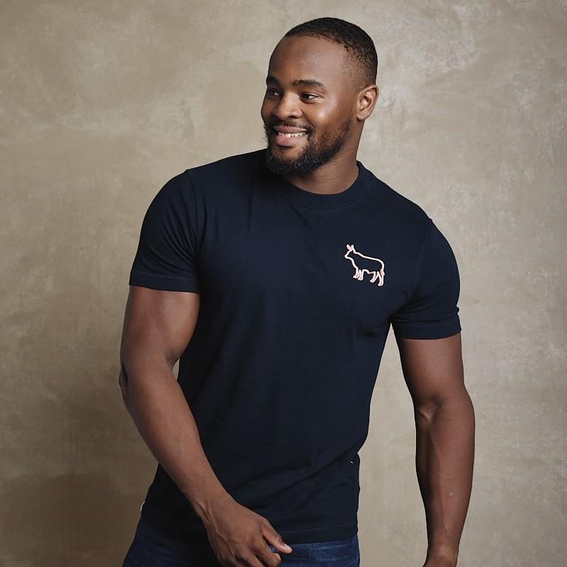 3D Print Nguni Crew Tee - Midnight