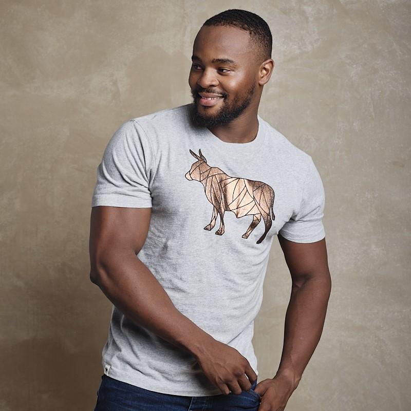 Acid Foil Nguni Crew Tee - Vervet