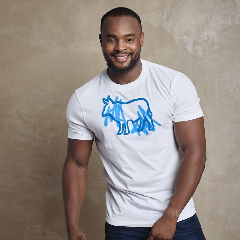 Tagged Nguni Crew Tee - Pelican