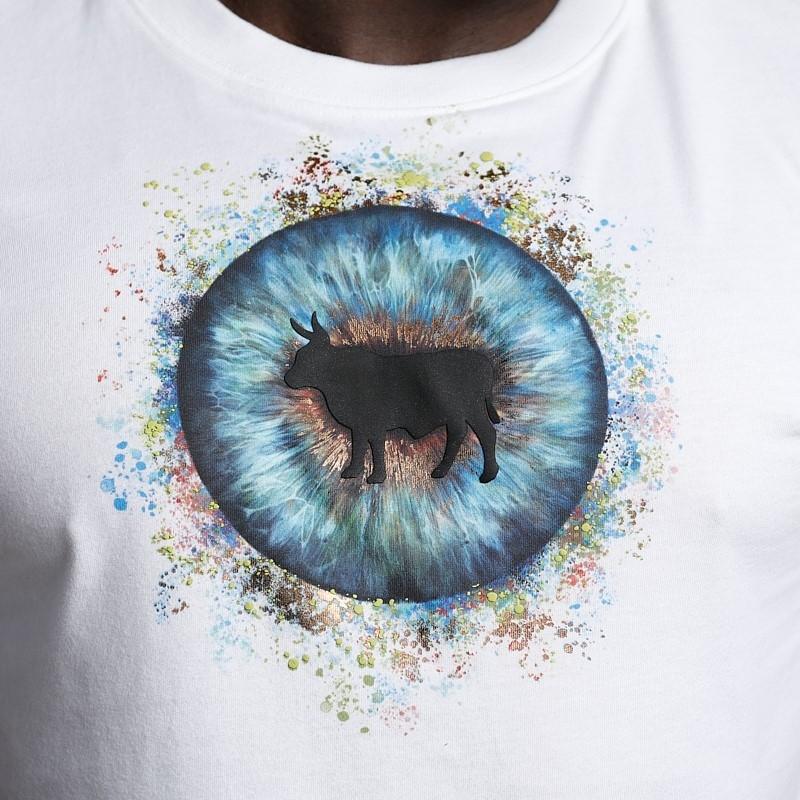 Nguni Eye Crew Tee - Pelican