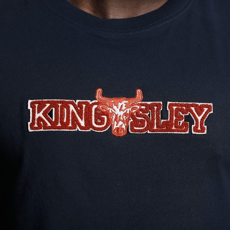 Towelling Skull Crew Tee - Midnight