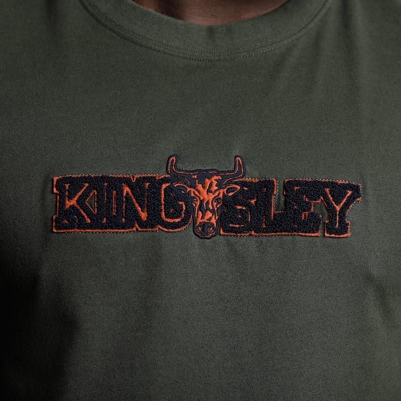 Towelling Skull Crew Tee - Fatigue