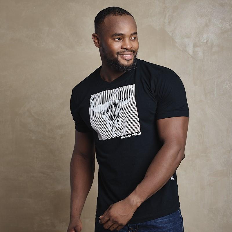 Shutter Block Skull Crew Tee - Mamba
