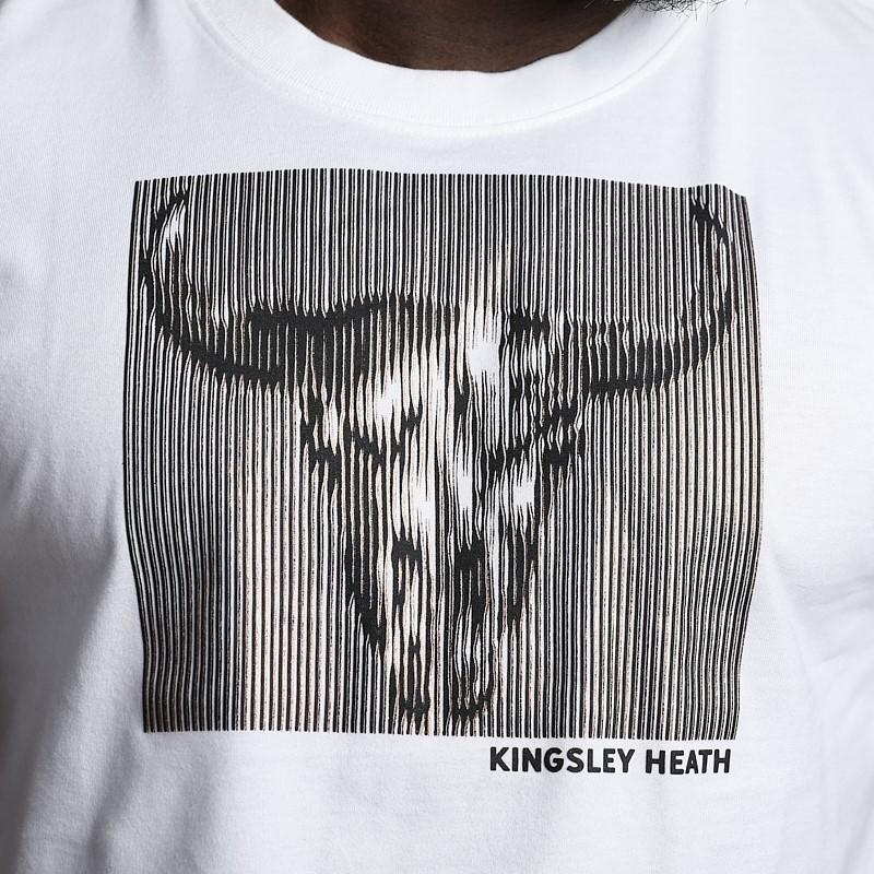Shutter Block Skull Crew Tee - Pelican