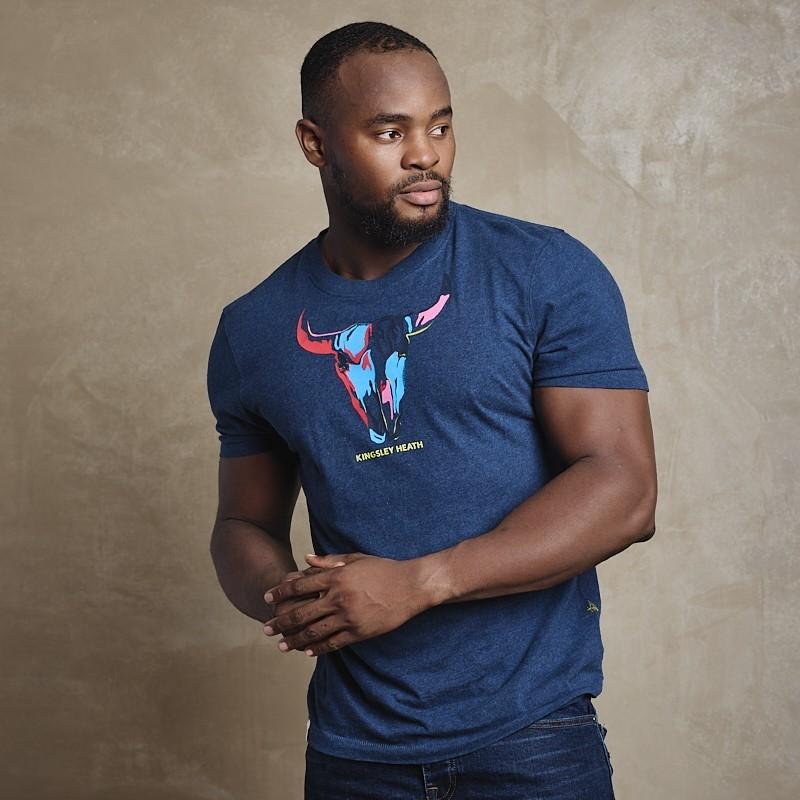 Colour Pop Skull Crew Tee - Monarch