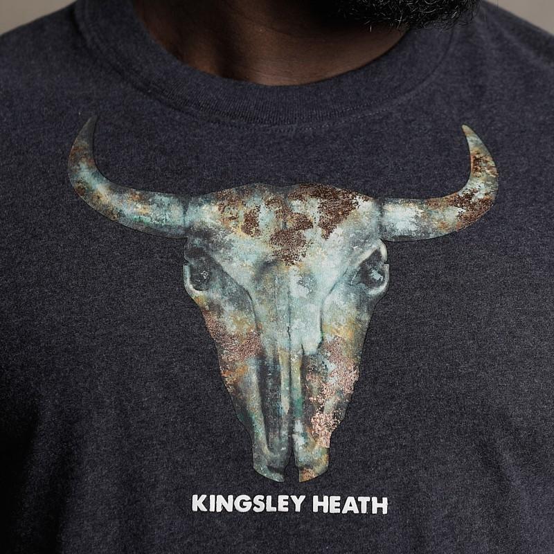 Patena Skull Crew Tee - Gravel