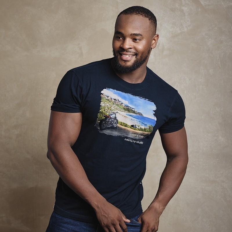 Cape Biker Tour Crew Tee - Midnight
