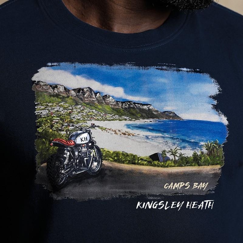 Cape Biker Tour Crew Tee - Midnight