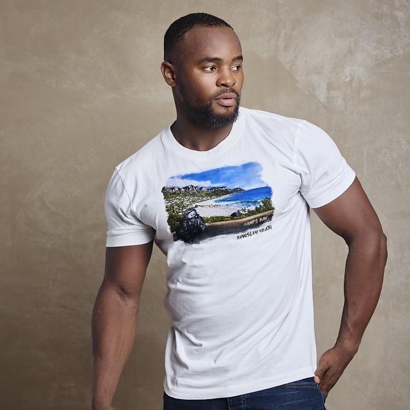 Cape Biker Tour Crew Tee - Pelican