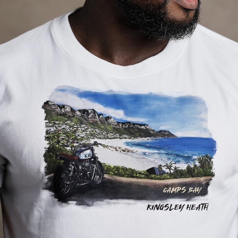 Cape Biker Tour Crew Tee - Pelican