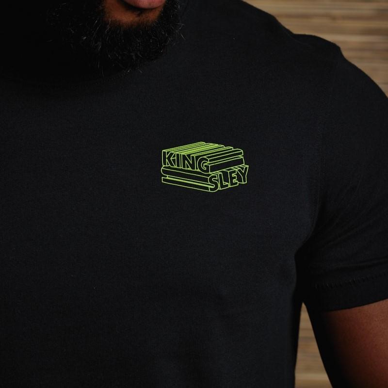 3D Stacked Print Crew Tee - Mamba