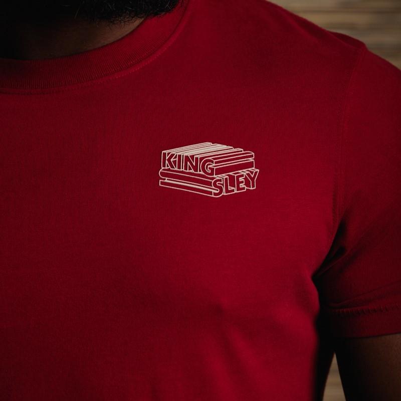 3D Stacked Print Crew Tee - Port