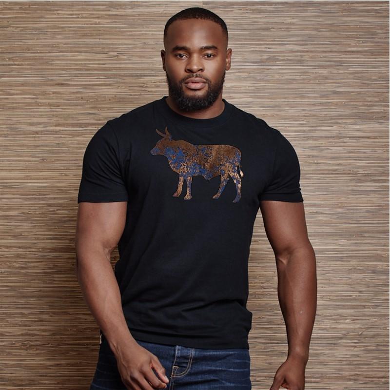 Acid Wash Foils Nguni Crew Tee - Mamba