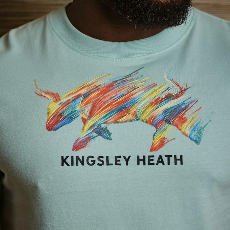 Charging Bull Nguni Crew Tee  - Mint