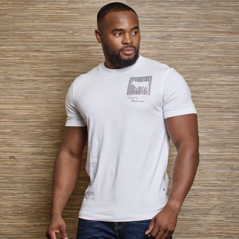 Mini Shutter Nguni Crew Tee - Pelican