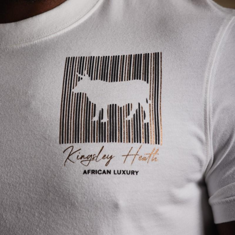 Mini Shutter Nguni Crew Tee - Pelican