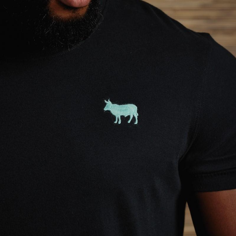 POP Wool Embroidery Crew Tee - Mamba