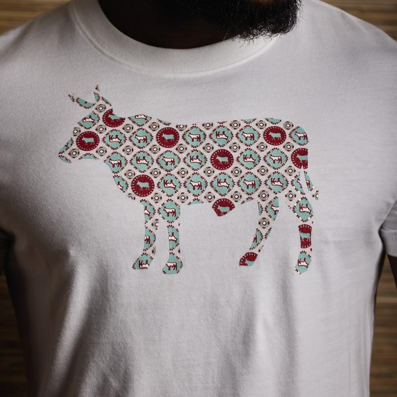 Shwe Shew Nguni Crew Tee  - Pelican