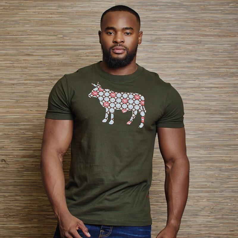 Shwe Shew Nguni Crew Tee  - Fatigue