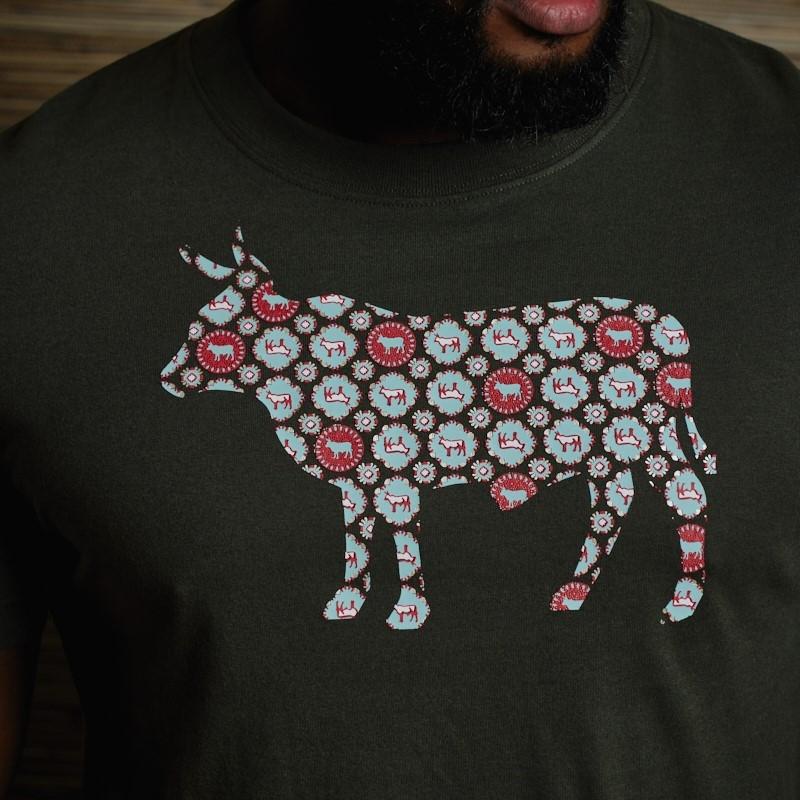 Shwe Shew Nguni Crew Tee  - Fatigue