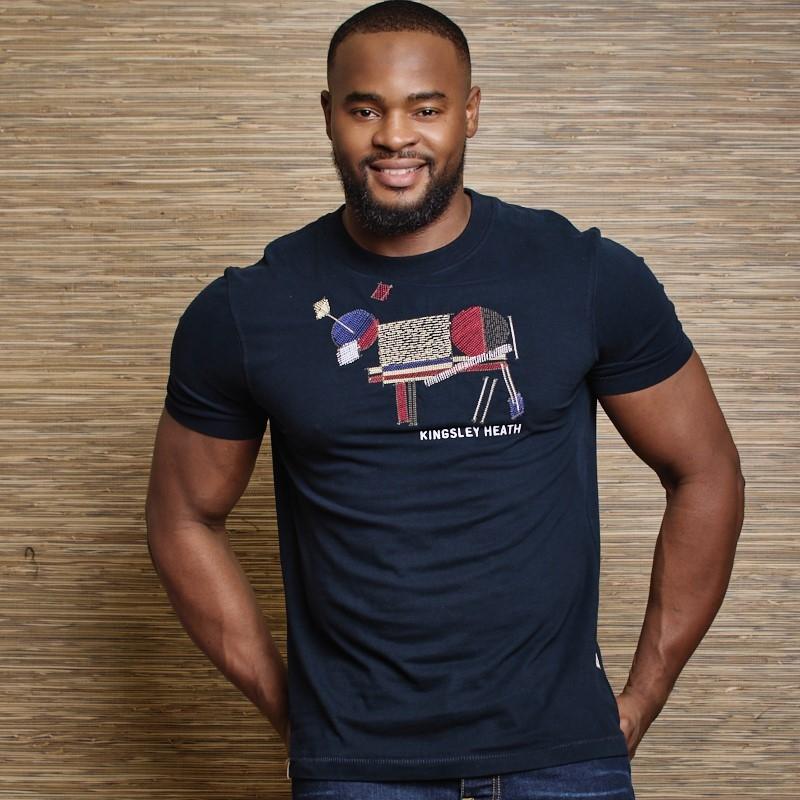 Stitch Bauhaus Nguni Crew Tee - Midnight