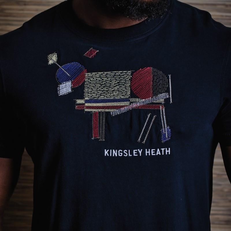 Stitch Bauhaus Nguni Crew Tee - Midnight