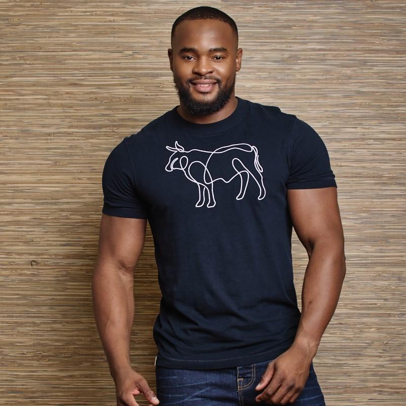 String Nguni Crew Tee - Midnight