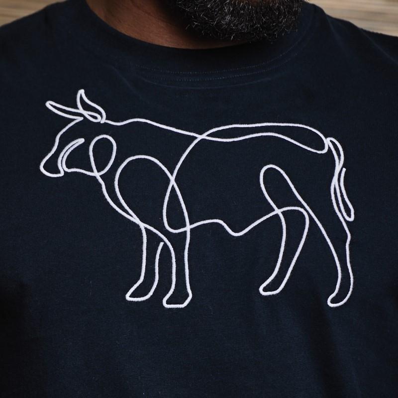 String Nguni Crew Tee - Midnight