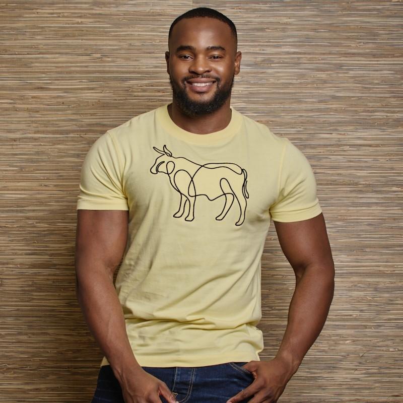 String Nguni Crew Tee - Acacia