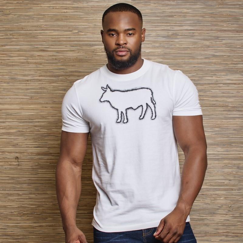 Sun Eclipse Nguni Crew Tee - Pelican