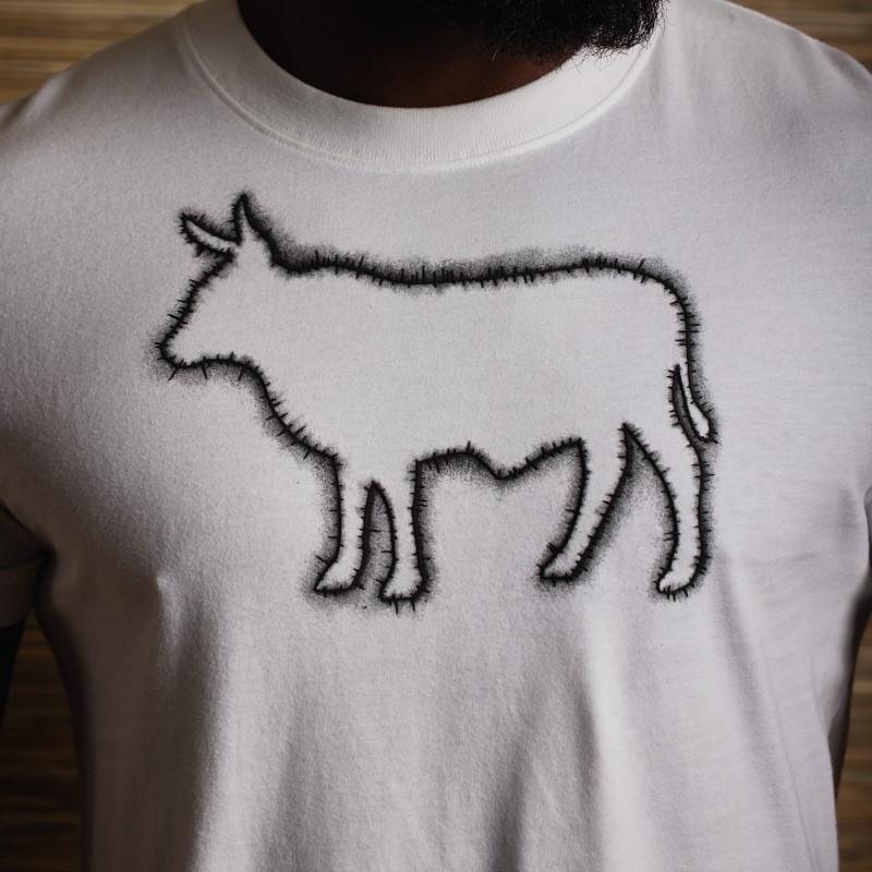 Sun Eclipse Nguni Crew Tee - Pelican