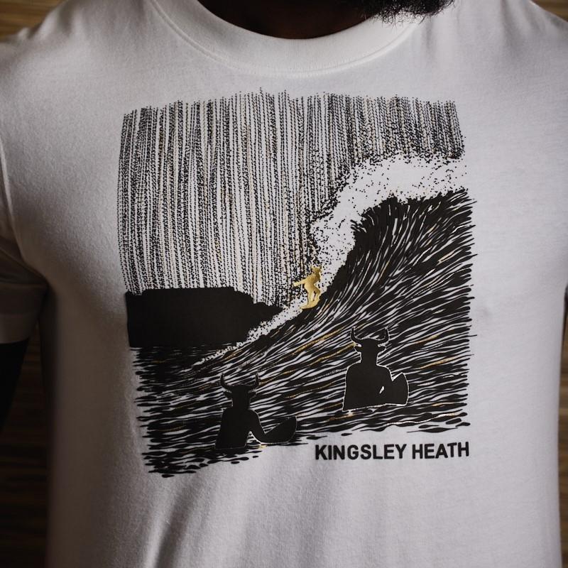 Big Bay Nguni Infill Crew Tee - Pelican
