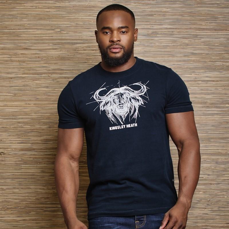 Design Buffalo Crew Tee  - Midnight